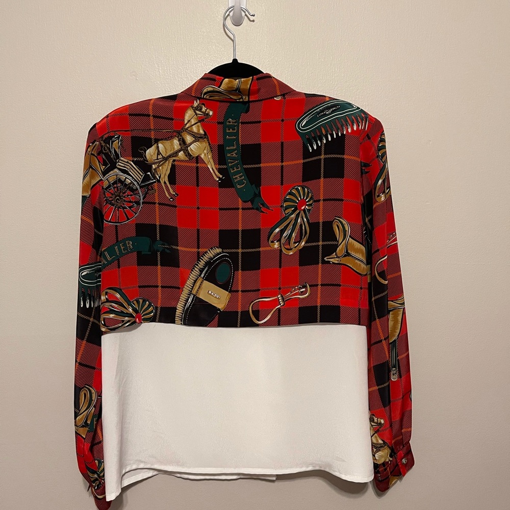 Jordan Vintage Button Up Equestrian Shirt - Picture 2 of 8